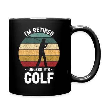 Cool Golf Dad Like Regular Dad But Cooler - Tasse einfarbig - Schwarz - Rechts