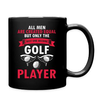Seuls les meilleurs hommes deviennent une citation de joueur de golf - Mug uni - noir - Droite