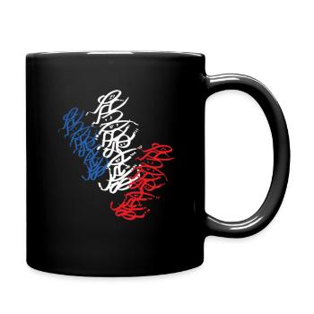 Strasbourg Street Art - Full Colour Mug - black - Right