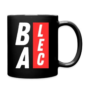 (Je M'EN) BALEC, humour décontracté - Mug uni - noir - Droite