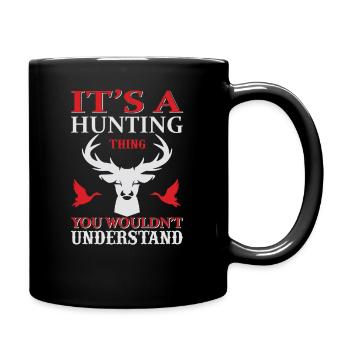 C’est une chose parmi les chasseurs - Mug uni - noir - Droite