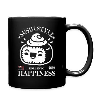 Sushi Style Design – Funny & Cute - Full Colour Mug - black - Right