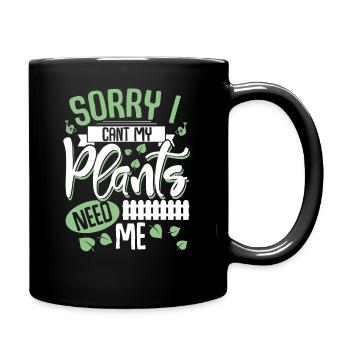 Garden allotment gardens - Full Colour Mug - black - Right