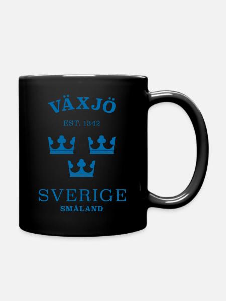 Växjö Sverige Schweden - Tasse einfarbig - Schwarz