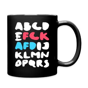 FCK AFD | Political Statement Design - Full Colour Mug - black - Right