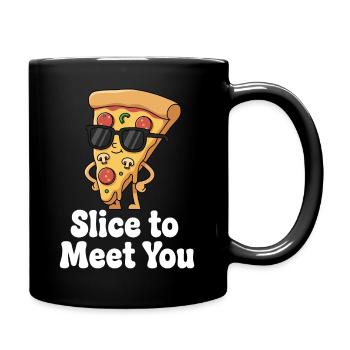 Slice pour vous rencontrer - Mug uni - noir - Droite