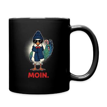 Moin Seagull Seemann East Frisia Holiday - Full Colour Mug - black - Right