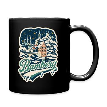 Bamberg Winter Magic - Full Colour Mug - black - Right