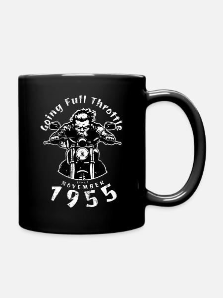 70. Geburtstag à plein régime depuis 11/1955 - Mug uni - noir
