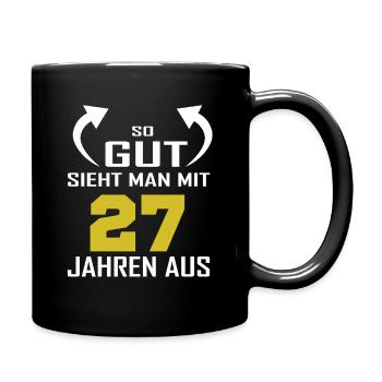 C’est dire à quel point vous avez l’air bien à 27 - Mug uni - noir - Droite