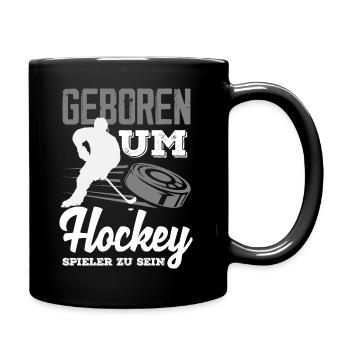 Cadeau drôle de joueur de hockey - Mug uni - noir - Droite
