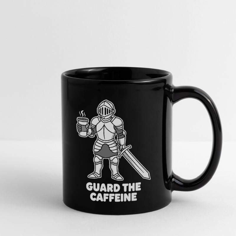 Kaffeekämpfer Ritter Tasse einfarbig