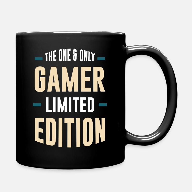 Gamer Limited Edition – Einzigartige Typografie - Tasse einfarbig - Schwarz