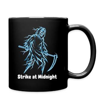 Mitternachts-Skelett Neon - Tasse einfarbig - Schwarz - Rechts