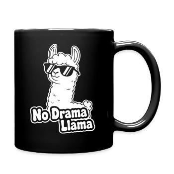 Lunettes de soleil No Drama Llama - Mug uni - noir - Droite