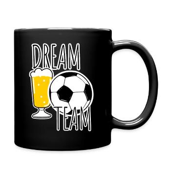 Dream Team! for all sports and beer fans! - Full Colour Mug - black - Right
