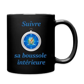 Suivre sa boussole - Mug uni - noir - Droite