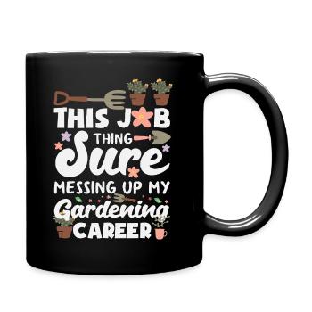 Garten- Und Pflanzenliebhaber Geschenke - Tasse einfarbig - Schwarz - Rechts
