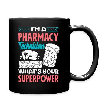 Pharmacist Pharmaceutical Technical - Full Colour Mug - black - Right