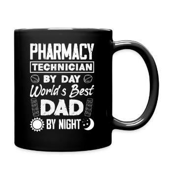 Apotheker Pharmazeutisch-technischer - Tasse einfarbig - Schwarz - Rechts