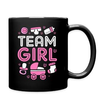 Fille de l’équipe de révélation de sexe - Mug uni - noir - Droite
