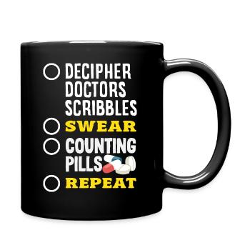 Pharmacien Technicien Pharmaceutique - Mug uni - noir - Droite