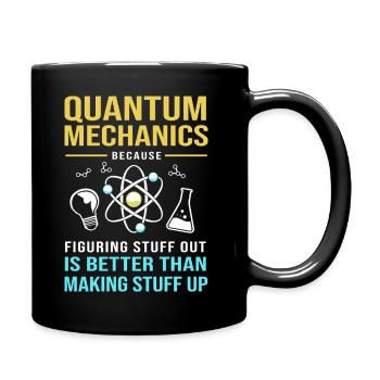 Quantenphysik Quantenmechanik Quantensprung - Tasse einfarbig - Schwarz - Rechts