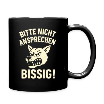 S’il vous plaît, ne leur parlez pas - Mug uni - noir - Droite