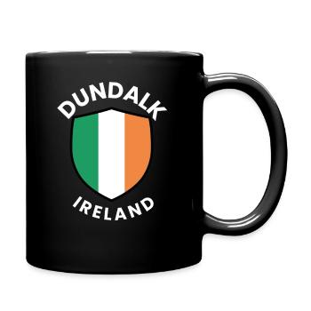 Bouclier d’Irlande de Dundalk - Mug uni - noir - Droite