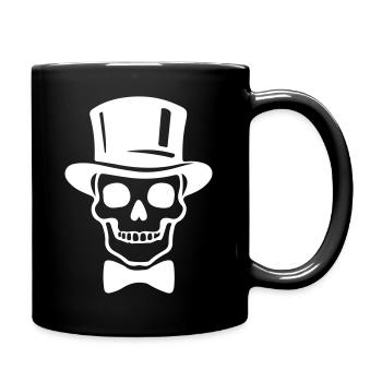 Icône du Crâne du Marié Jga - Mug uni - noir - Droite