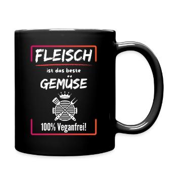 La viande est le meilleur légume – 100 % sans véganisme - Mug uni - noir - Droite