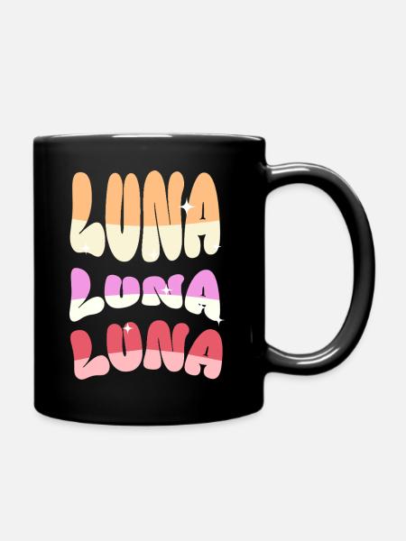 Luna - Full Colour Mug - black