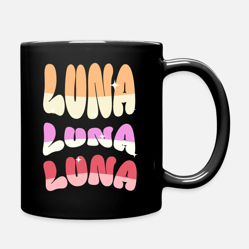 Luna - Full Colour Mug - black