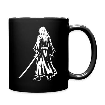 Anime Ronin Swordsman Back - Mug uni - noir - Droite
