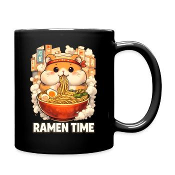 Ramen Hamster - Full Colour Mug - black - Right