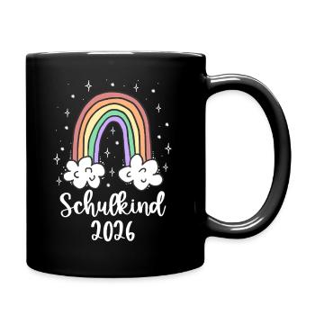 Inscription scolaire 2026 Girl Rainbow - Mug uni - noir - Droite