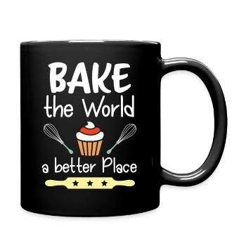 Cuisinez le monde pour un endroit meilleur - Mug uni - noir - Droite