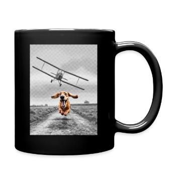 North by northwest - Full Colour Mug - black - Right
