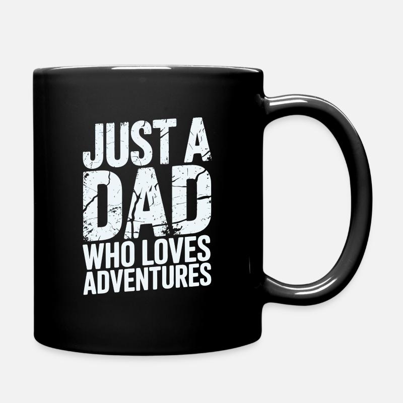 Father of Adventures - Full Colour Mug - black