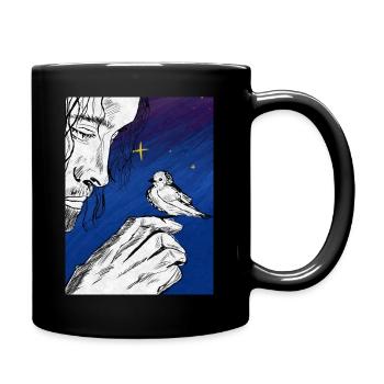 Number one under the moon - Full Colour Mug - black - Right