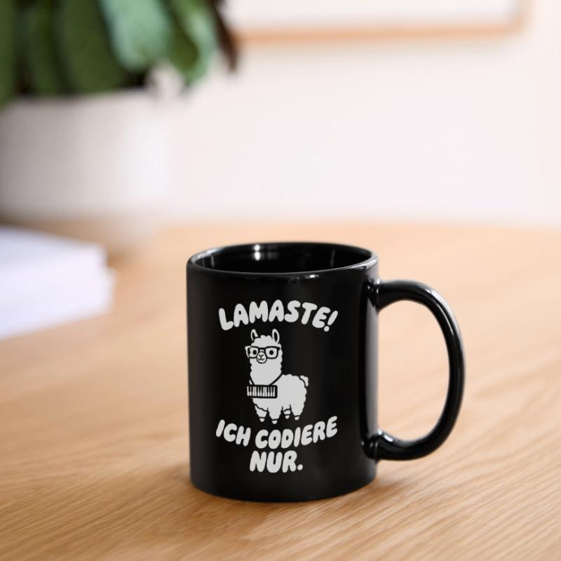 LamaSte: I only code Full Colour Mug