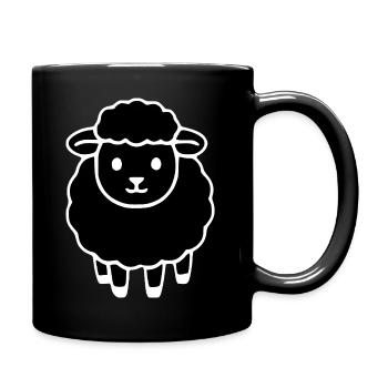 Mouton noir - Mug uni - noir - Droite
