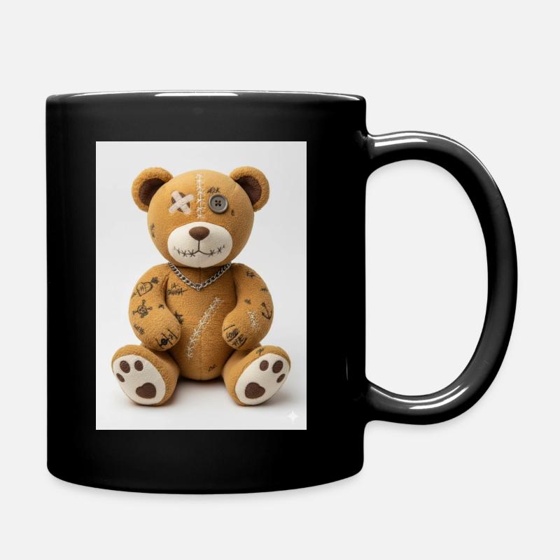 teddy - Full Colour Mug - black