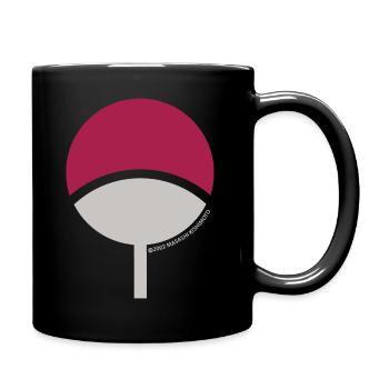 Naruto Symbol Uchiha-Clan - Tasse einfarbig - Schwarz - Rechts