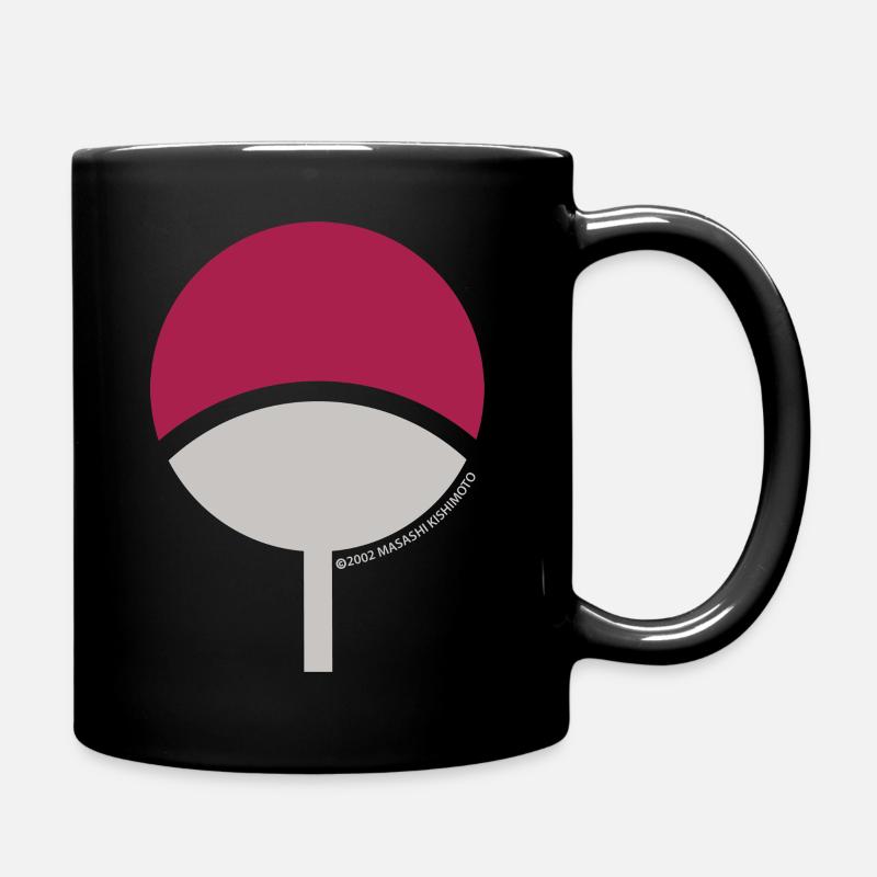 Naruto Symbol Uchiha Clan - Full Colour Mug - black