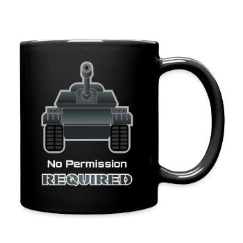 Panzerarmee – Military SymbolTee - Tasse einfarbig - Schwarz - Rechts
