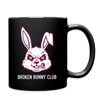 Heavy Metal Easter Party Rocker Easter Egg Easter Bunny - Full Colour Mug - black - Right