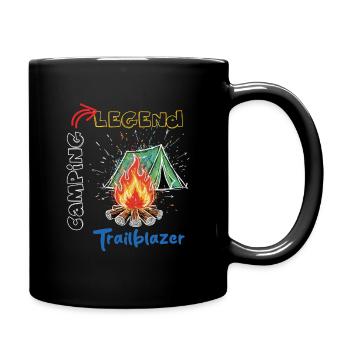 Camping Legend Trailblazer Adventure - Full Colour Mug - black - Right