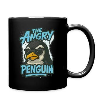 The Annoying Penguin - Full Colour Mug - black - Right