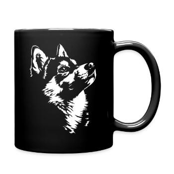 Silhouette du trèfle Kai d’Alaska Dog Wilsigns - Mug uni - noir - Droite